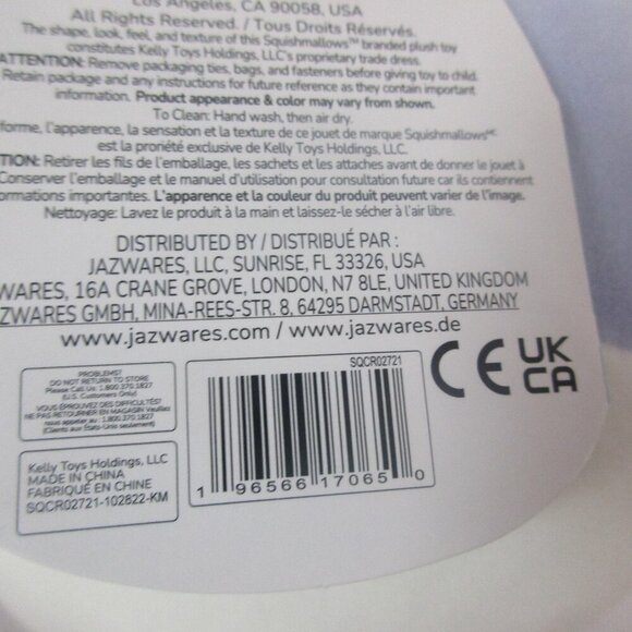 Kellytoy Squishmallows Coleen the Purple Chameleon Stuffed Plush 7" - Picture 5 of 6